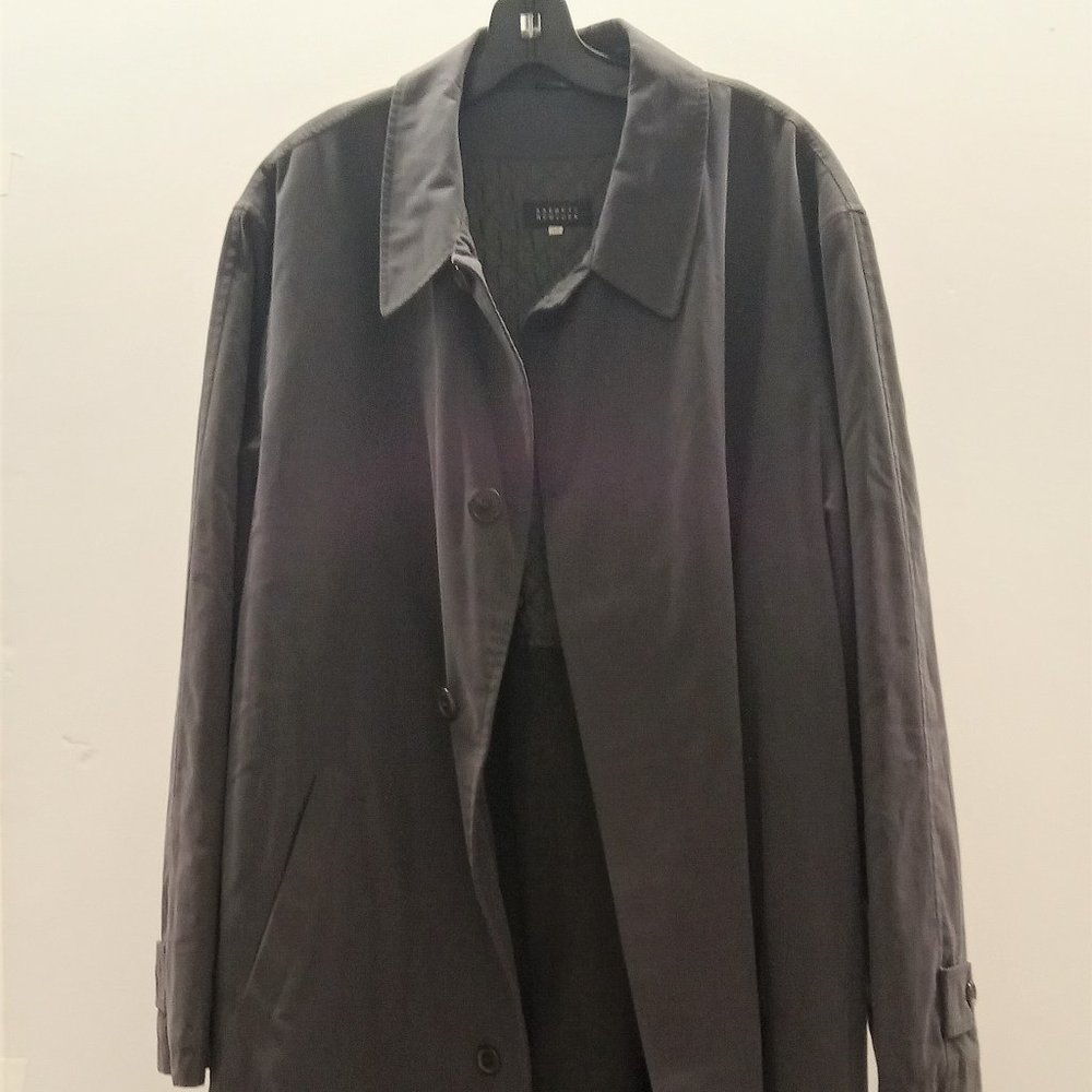 Barney's Navy Blue Trench Coat - 52L